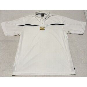 Y2K Nike Cal Bears Polo Size L Dry Fit Football On Field Team Issued Vintage